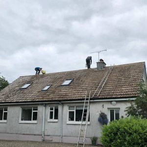 Men on roof